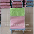 2013 new style aluminum fold up shopping bag with wheels